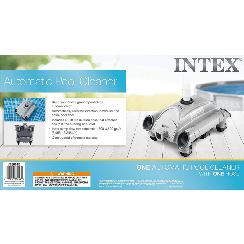 Intex Automatic Above Ground Swimming Pool Vacuum Cleaner, 28001E