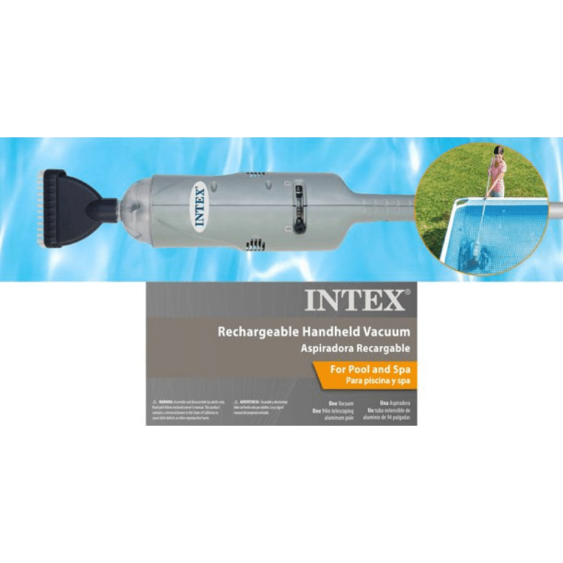 Intex 28620E Cleaning Above Ground Swimming Pool Rechargeable Handheld Vacuum