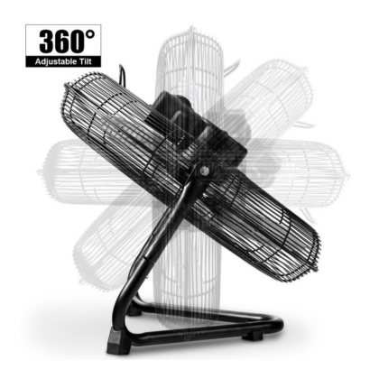 Costway EP23569 20-Inch High Velocity Fan Commercial Industrial Grade 3-Speed Floor Fan 360-Degree