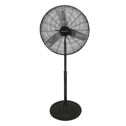 Comfort Zone CZHVP30 30-Inch 3-Speed High-Velocity Industrial Pedestal Fan with Adjustable Height