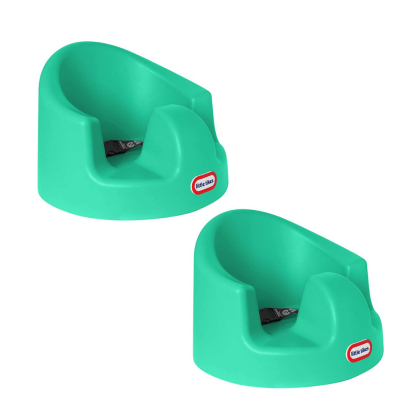 Little Tikes My First Seat Infant Foam Floor Support Baby Chair, Teal (2 Pack)