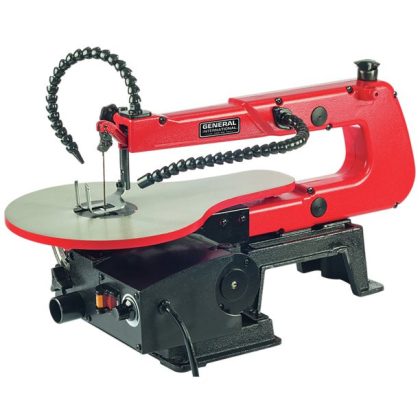 General International BT8007 16 in. 1.2A Variable Speed Scroll Saw with Flex Shaft LED Light