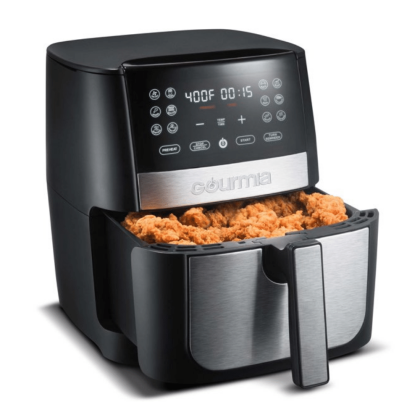 Gourmia 8-Quart Digital Air Fryer with 12 Functions and Guided Cooking (GAF826)