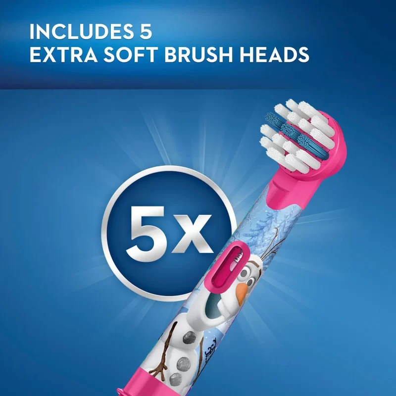 Oral-B Kids Extra Soft Replacement Brush Heads featuring Disney's Frozen (5 ct. Refills)
