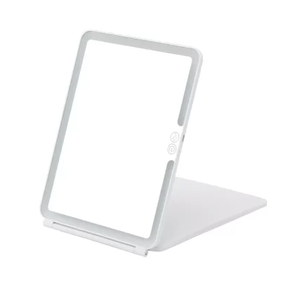 GloTech LED Slim Mirror with Magnifying Mirrors