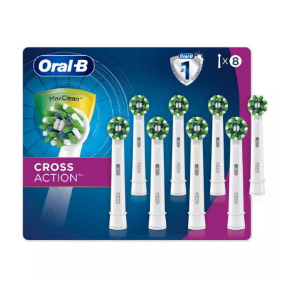 Oral-B CrossAction Electric Toothbrush Replacement Brush Heads (8 ct.)