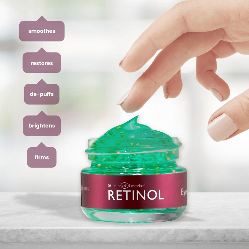 Retinol Anti-Wrinkle Facial Serum & Eye Gel Duo Set (1 fl. oz., 0.5 oz.,2 pk.)
