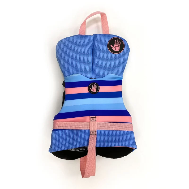 Body Glove Infant Girls' U.S. Coast Guard-Approved PFD, Pink/Blue Stripe (One Size, Less Than 30 lbs.)