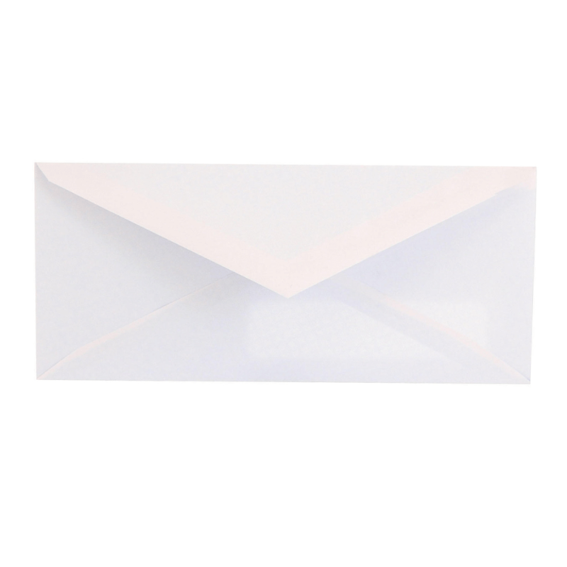 Universal #10 Security Tinted Window Business Envelope, V-Flap, White, 500ct.