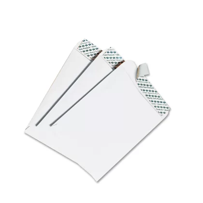 Quality Park Redi-Strip Catalog Envelope, 12 x 15 1/2, White, 100/Box