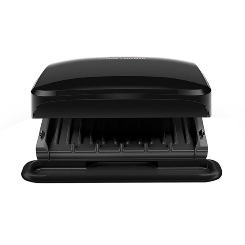 George Foreman GRP3060B 4-Serving Removable Plate & Panini Grill, Black