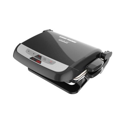 George Foreman GRP4842MB 5-Serving Evolve Grill With Waffle Plates And Ceramic Grill Plates, Black