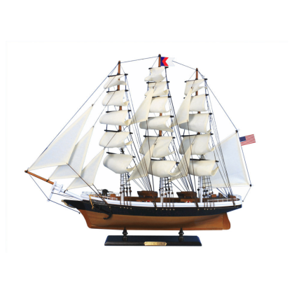 Handcrafted Model Ships Wooden Flying Cloud Tall Model Clipper Ship 30"