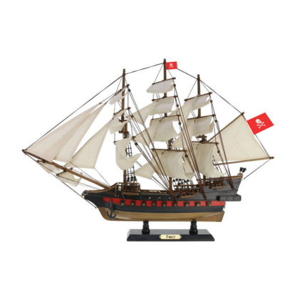 Handcrafted Model Ships Wooden Henry Avery's Fancy White Sails Limited Model Pirate Ship 26"