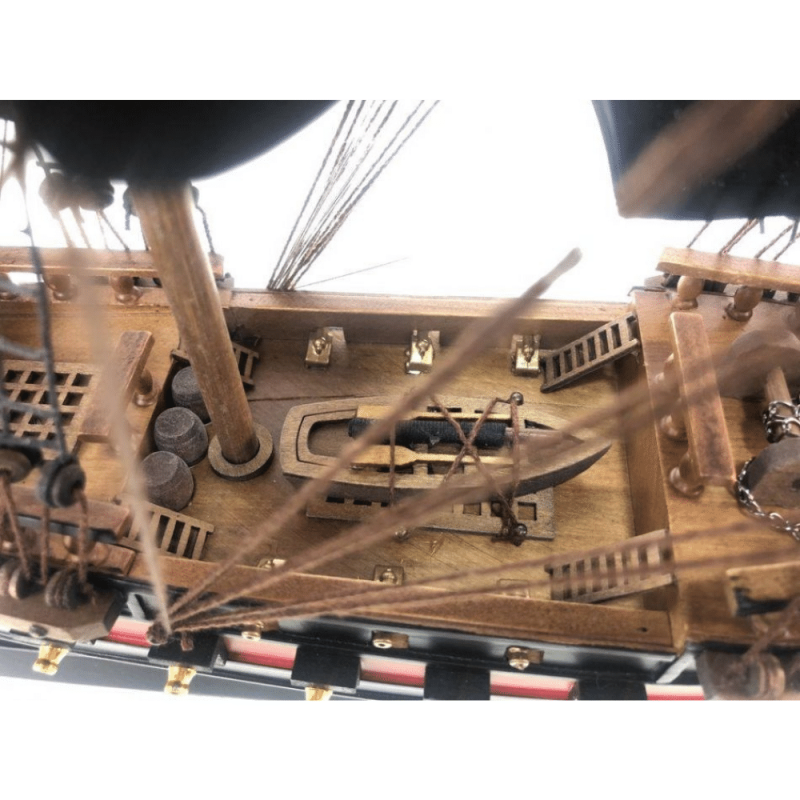 Handcrafted Model Ships Wooden Calico Jack's The William Black Sails Limited Model Pirate Ship 26"
