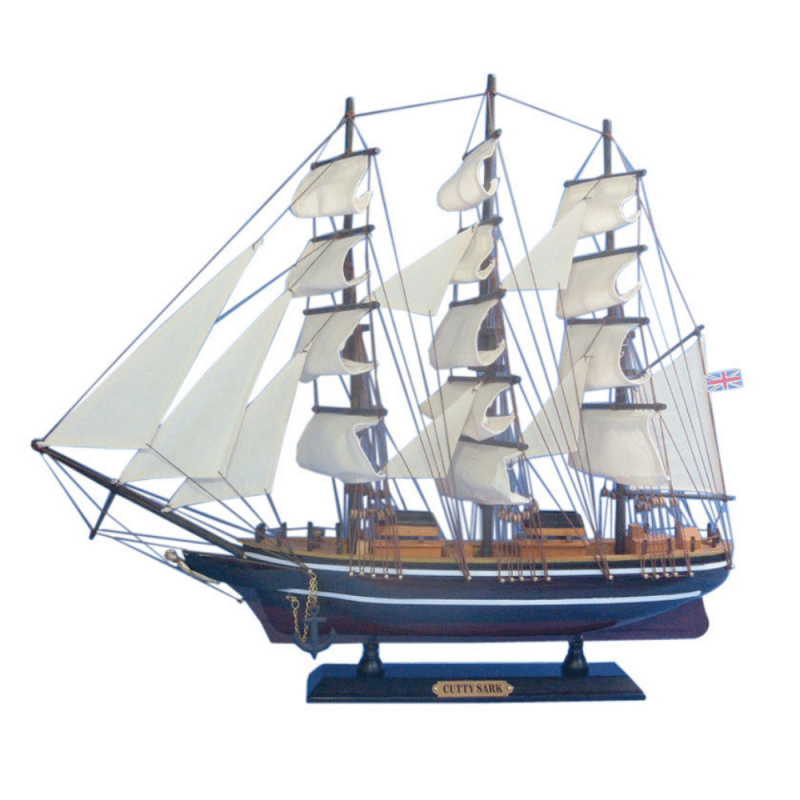 Handcrafted Model Ships Wooden Cutty Sark Tall Model Clipper Ship 24"