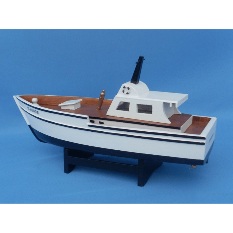 Handcrafted Model Ships Wooden Gilligan's Island - Minnow Model Boat 14"