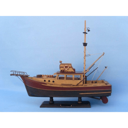 Handcrafted Model Ships Wooden Jaws - Orca Model Boat 20"