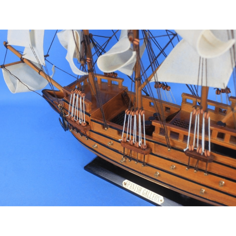 Handcrafted Model Ships Wooden Spanish Galleon Tall Model Ship 20"