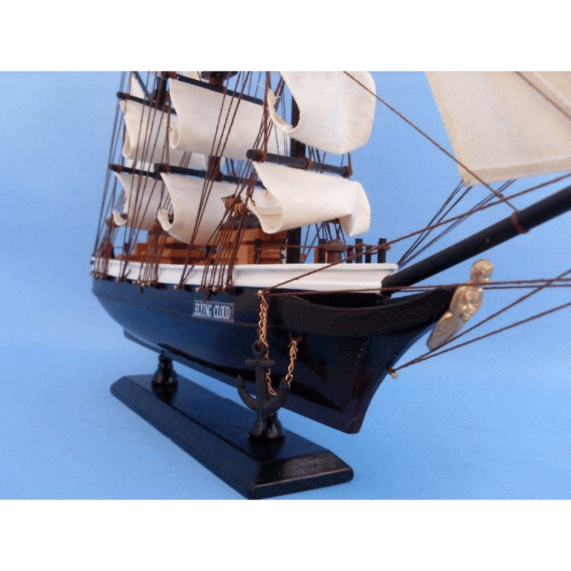 Handcrafted Model Ships Wooden Flying Cloud Tall Model Clipper Ship 24"