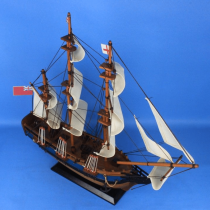 Handcrafted Model Ships Wooden HMS Bounty Tall Model Ship 20"