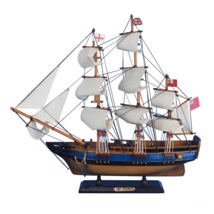 Handcrafted Model Ships Wooden HMS Bounty Tall Model Ship 20"