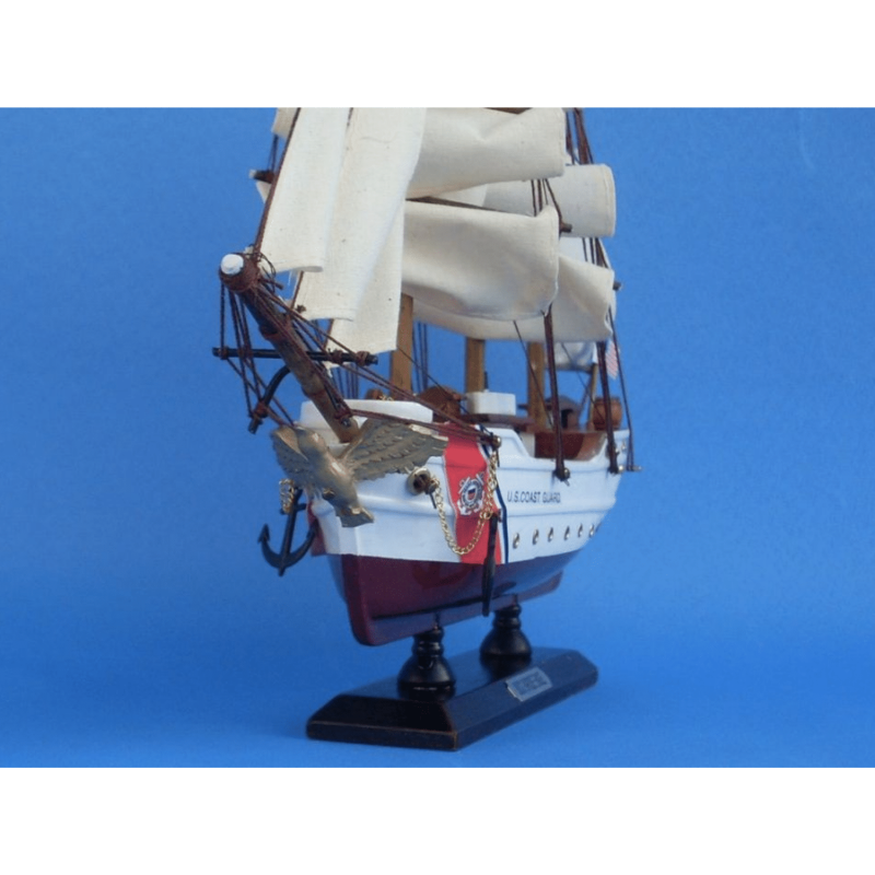 Handcrafted Model Ships Wooden United States Coast Guard USCG Eagle Model Ship 15"