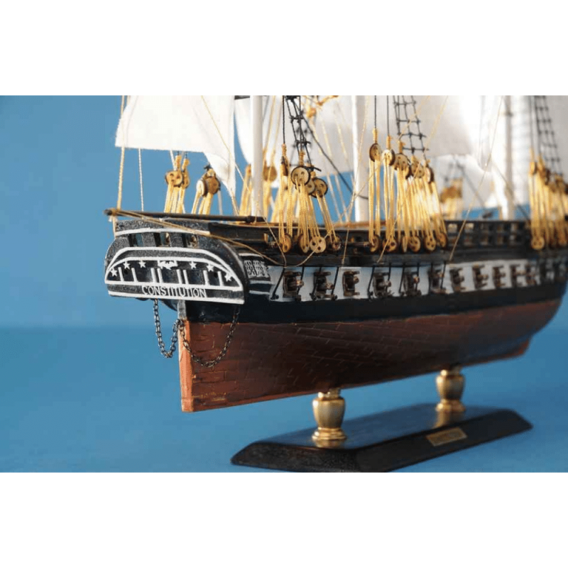 Handcrafted Model Ships USS Constitution Limited Tall Model Ship 20"