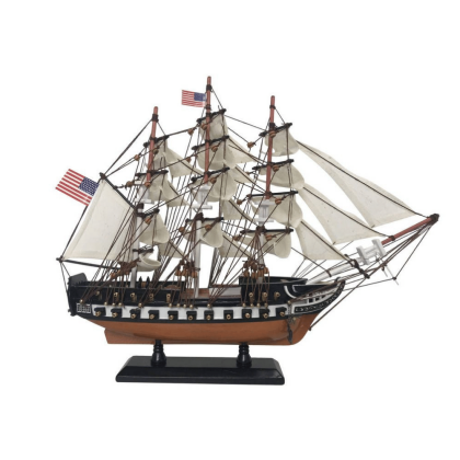 Handcrafted Model Ships Wooden USS Constitution Limited Tall Ship Model 15"