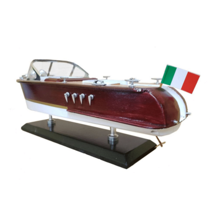 Handcrafted Model Ships Wooden Riva Aquarama Model Speed Boat 14"