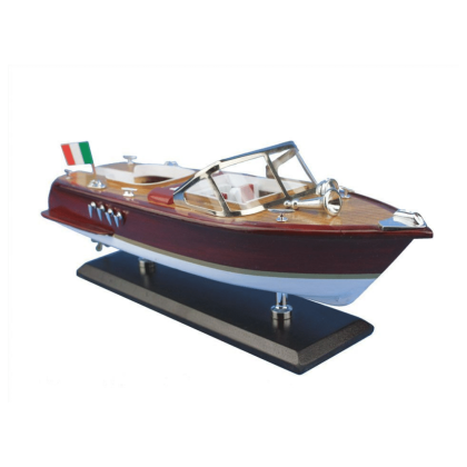 Handcrafted Model Ships Wooden Riva Aquarama Model Speed Boat 14"