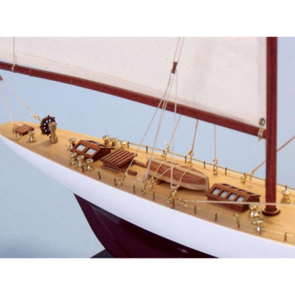 Handcrafted Model Ships Wooden Columbia Limited Model Sailboat 25"