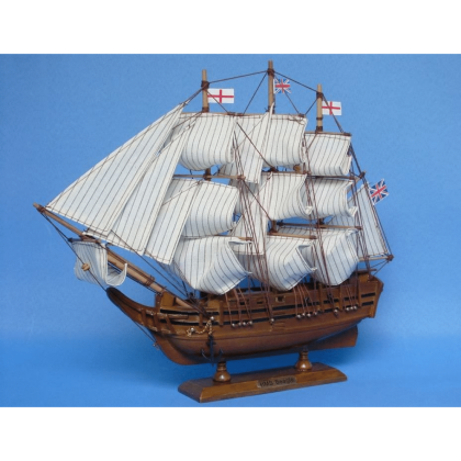 Handcrafted Model Ships Wooden Charles Darwin's HMS Beagle Model Ship 14"