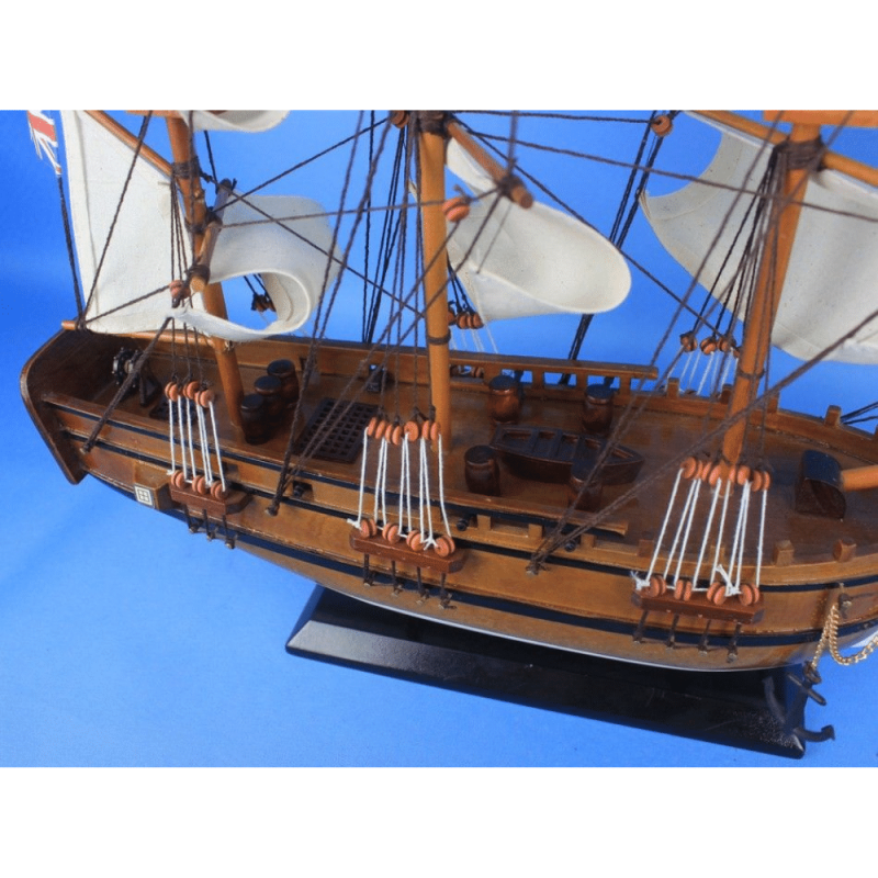 Handcrafted Model Ships Wooden Charles Darwins HMS Beagle Tall Model Ship 20"
