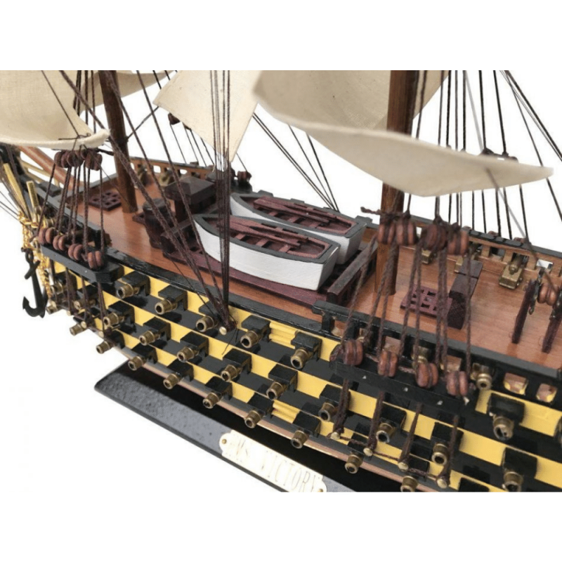 Handcrafted Model Ships Wooden HMS Victory Limited Tall Model Ship 24"