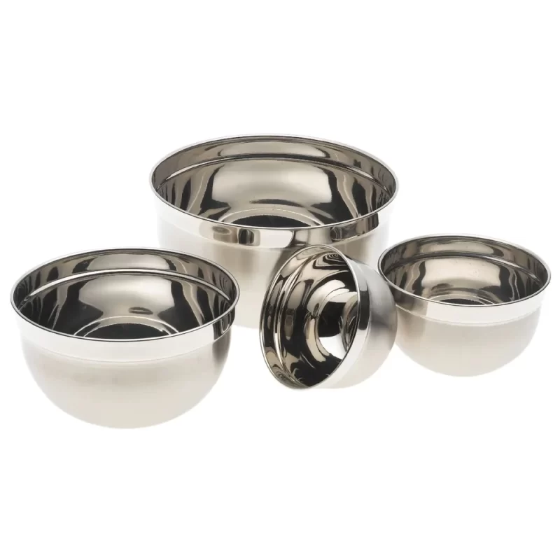 YBM Home Deep Professional Heavy Duty Quality Stainless Steel Mixing Bowls, Set of 4