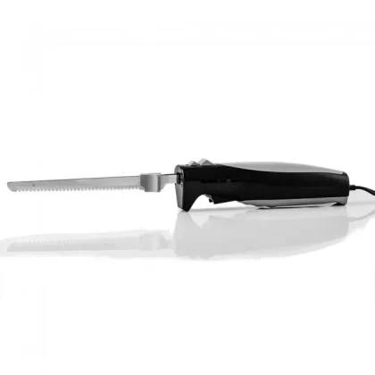 Ovente Automatic Electric Knife with Safe Eject Button, Black, 17.5 Inch