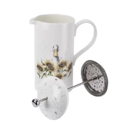 Royal Worcester Wrendale Designs 1.5 Pint/ 24 Ounces Cafetiere/French Press, Duck