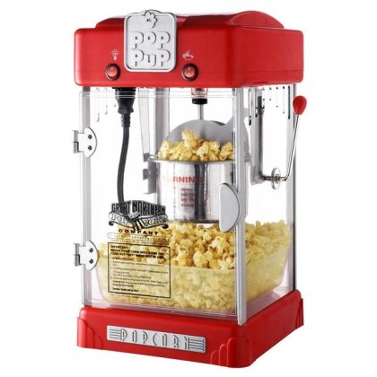Great Northern Popcorn Machine Pop Pup Retro Style Popcorn Popper, 2.5 Ounce