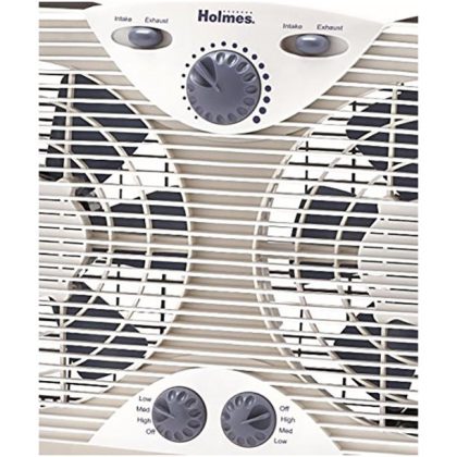 Holmes Dual Blade Window Fan with Comfort Control Thermostat (HAWF2041-N)