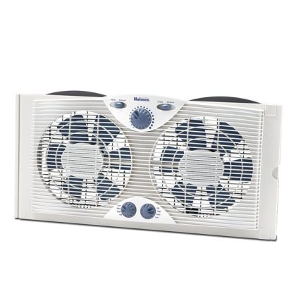 Holmes Dual Blade Window Fan with Comfort Control Thermostat (HAWF2041-N)