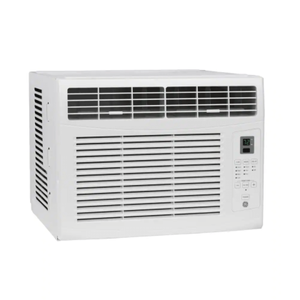 GE 6,000 BTU 115-Volt Window Air Conditioner for 250 sq. ft. Rooms in White with Remote