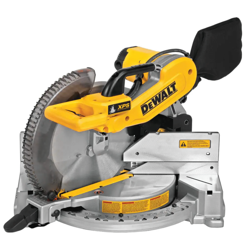 Dewalt 15 Amp Corded 12 in. Double-Bevel Compound Miter Saw with Cutline LED (DWS716XPS)