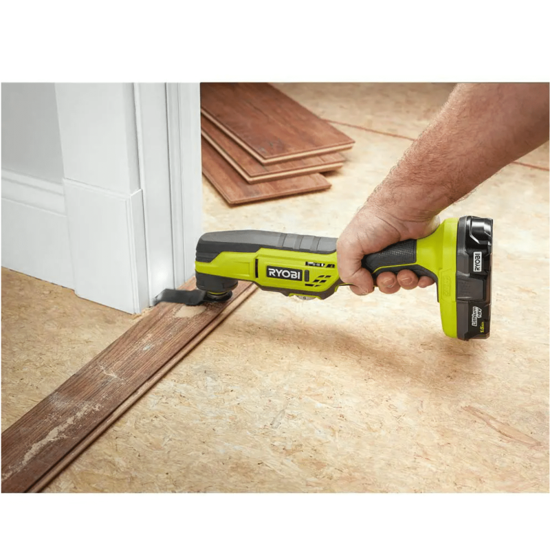 Ryobi One+ 18V Cordless 6-Tool Combo Kit with (2) Batteries, Charger, Bag with Fixed Base Trim Router (P1819-P601)