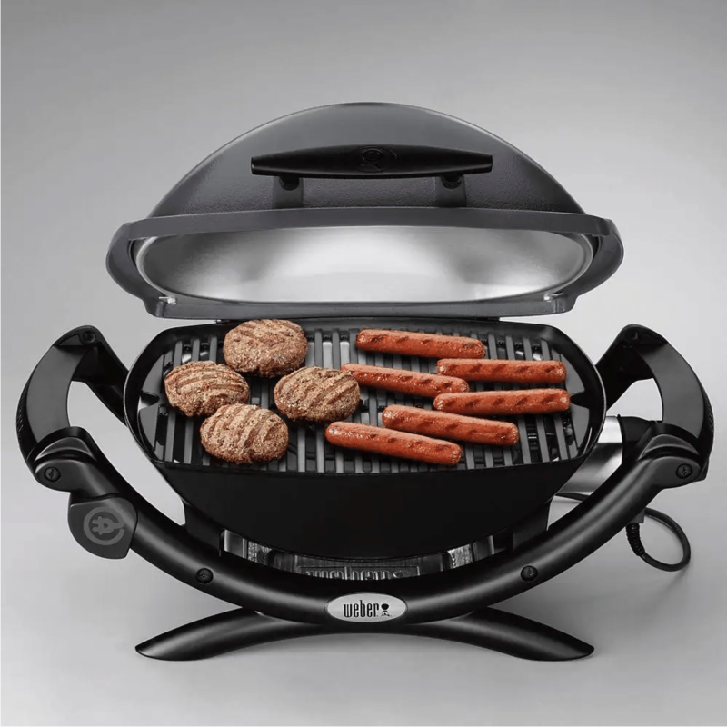 Weber Q 2400 1-Burner Portable Electric Grill in Gray