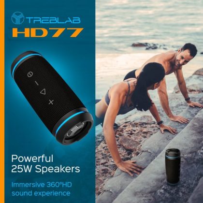 Treblab HD77 Bluetooth Portable Speaker Wireless