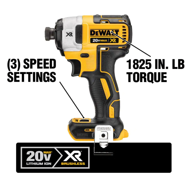 Dewalt 20V Max XR Cordless Brushless Hammer Drill/Impact Combo Kit (2-Tool) with (2) 20-Volt 4.0Ah Batteries & Charger (DCK299M2)