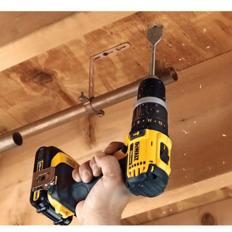 Dewalt DCD785C2 20-Volt MAX Cordless Compact 1/2 in. Hammer Drill/Driver with Batteries, Charger & Bag