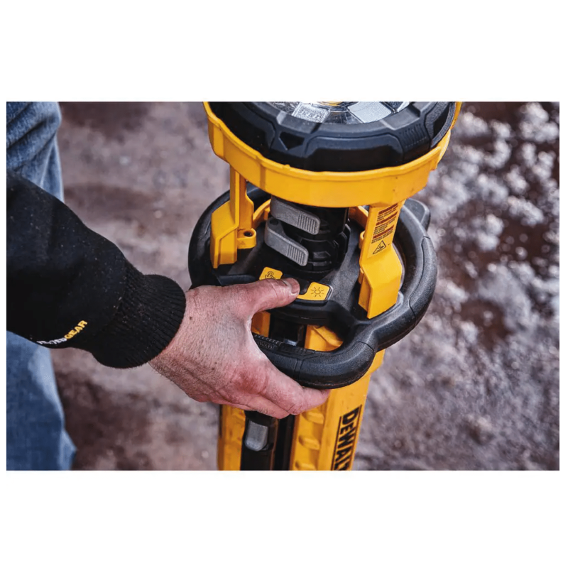 Dewalt 20-Volt Max 3000-Lumen Tripod Light with a 20-Volt Battery 5.0Ah & Charger (DCB205CKWDCL079B)