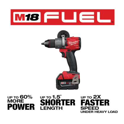 Milwaukee M18 Fuel 18-Volt Lithium-Ion Brushless Cordless Hammer Drill and Impact Driver Combo Kit w/ Fuel Jigsaw (2997-22-2737-20)
